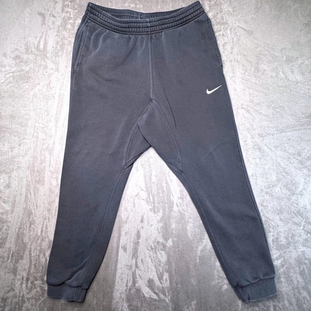 Nike Jogger Sweatpants Womens L Black Phoenix Fleece Oversized Swoosh Athleisure